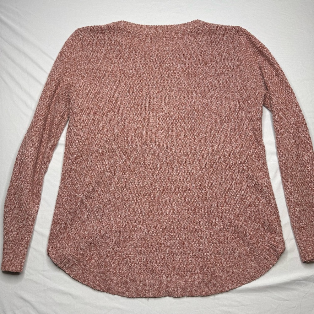 Pink Clover Mauve Pink Knit Sweater Women’s Large Cozy Soft Pullover - Picture 2 of 5